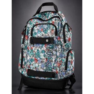 Burton Distortion 29L Backpack Floral Chambray School Skate Snowboarding EUC